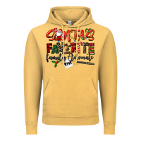 Vintage Mustard santa's favorite family advocate Vintage Hoodie - LillyAllenDesigns