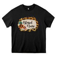 Black blessed nurse Heavy Core Tee - Jasminsmagicworld