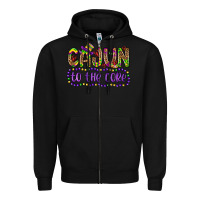 Black cajun to the core Zipper Hoodie - OliviaCreatesArt