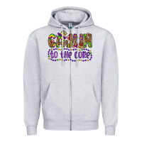 Heather Grey cajun to the core Zipper Hoodie - OliviaCreatesArt