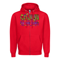 Red cajun to the core Zipper Hoodie - OliviaCreatesArt