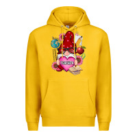 Lemon valentines day teacher gnome Premium Hoodie - RanaPortraitStore