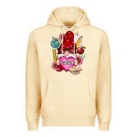 Pina Colada valentines day teacher gnome Premium Hoodie - RanaPortraitStore