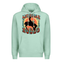 Seafoam American rodeo Premium Hoodie - FaDigitalArtStudio