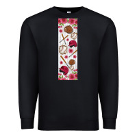Black baseball pen wraps Premium Sweatshirt - BundleAndBundleShop