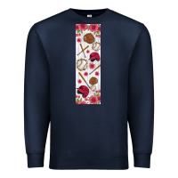 Navy baseball pen wraps Premium Sweatshirt - BundleAndBundleShop