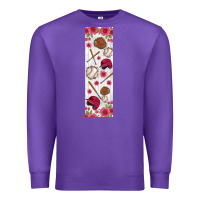 Purple baseball pen wraps Premium Sweatshirt - BundleAndBundleShop