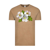Vintage Coffee Hawthorn Flower Vintage Tee - LillyAllenDesigns