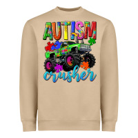 Mushroom Autism Awareness crusher Heavyweight Sweatshirt - NancyCooperArtShop