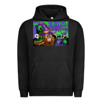 Pigment Black Too Cute To Spook Baby Orangutan Urban Hoodie - LillyAllenDesigns