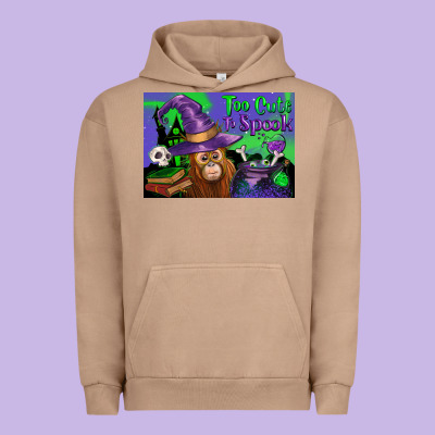Too Cute To Spook Baby Orangutan Urban Hoodie Designed By Lillyallendesigns