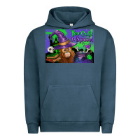 Pigment Midnight Navy Too Cute To Spook Baby Orangutan Urban Hoodie - LillyAllenDesigns