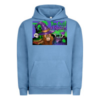 Pigment Pebble Blue Too Cute To Spook Baby Orangutan Urban Hoodie - LillyAllenDesigns
