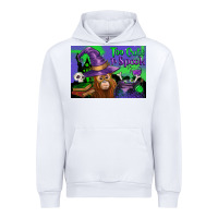 White Too Cute To Spook Baby Orangutan Urban Hoodie - LillyAllenDesigns