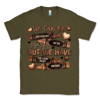 Army Green we can be different on the outside but we have the Classic Tee - LillyAllenDesigns