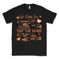 Black we can be different on the outside but we have the Classic Tee - LillyAllenDesigns