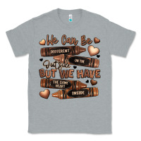 Heather Grey we can be different on the outside but we have the Classic Tee - LillyAllenDesigns