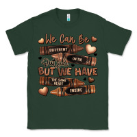 Sports Green we can be different on the outside but we have the Classic Tee - LillyAllenDesigns