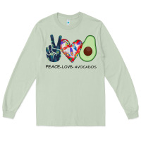 Matcha PEACE LOVE AVOCADOS Long Sleeve Tee - Bettercallsaul