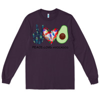 Plum PEACE LOVE AVOCADOS Long Sleeve Tee - Bettercallsaul