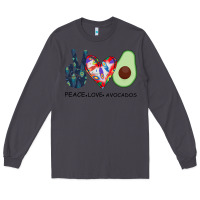 Smoke PEACE LOVE AVOCADOS Long Sleeve Tee - Bettercallsaul