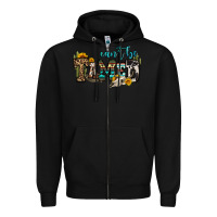 Black can't be tamed bull skull Zipper Hoodie - OliviaCreatesArt