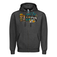 Charcoal Heather can't be tamed bull skull Zipper Hoodie - OliviaCreatesArt