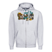 Heather Grey can't be tamed bull skull Zipper Hoodie - OliviaCreatesArt