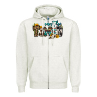 Oatmeal Heather can't be tamed bull skull Zipper Hoodie - OliviaCreatesArt