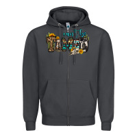 Smoke can't be tamed bull skull Zipper Hoodie - OliviaCreatesArt