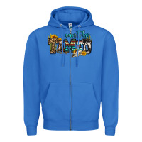 True Royal can't be tamed bull skull Zipper Hoodie - OliviaCreatesArt