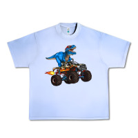 Grape Ice monster truck and  t rex dinosaur Urban Heavy Tee - Artiststas
