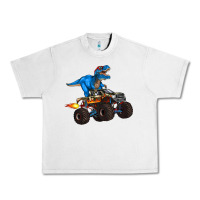 Lunar Rock monster truck and  t rex dinosaur Urban Heavy Tee - Artiststas