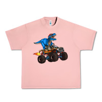 Monster Truck And  T Rex Dinosaur Urban Heavy Tee | Teevron