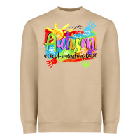 Mushroom Autism accept understand love Heavyweight Sweatshirt - NancyCooperArtShop