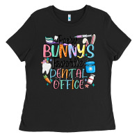 Black every bunnys favorite dental office Ladies Tee - MaliasSmallBusiness