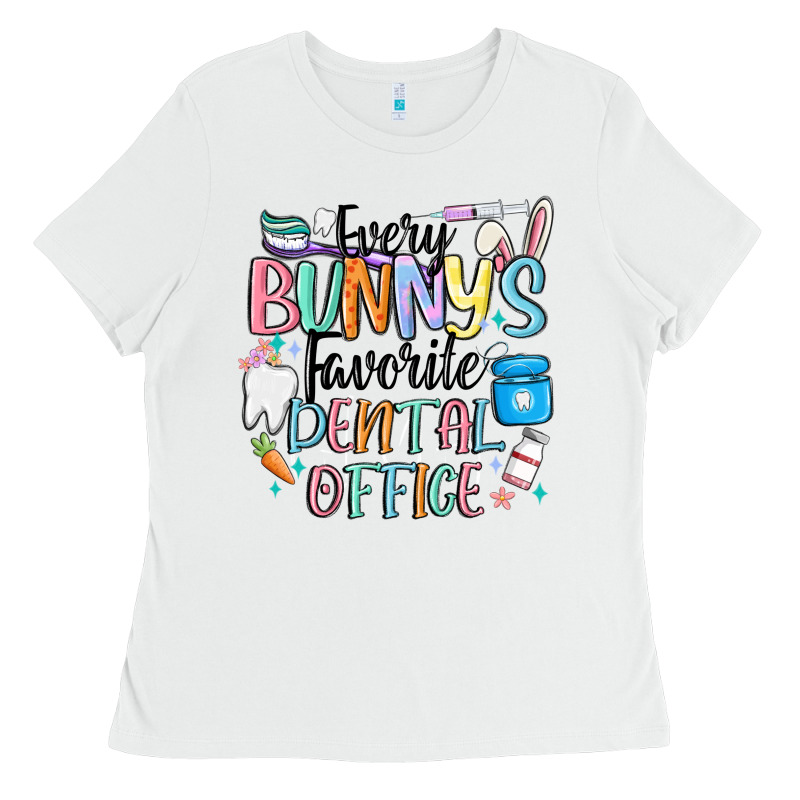 Every Bunnys Favorite Dental Office Ladies Tee by MaliasSmallBusiness | Teevron