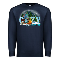 Navy cozy season Premium Sweatshirt - FaDigitalArtStudio