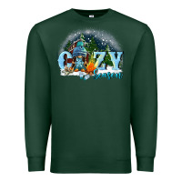 Sports Green cozy season Premium Sweatshirt - FaDigitalArtStudio