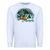 White cozy season Premium Sweatshirt - FaDigitalArtStudio