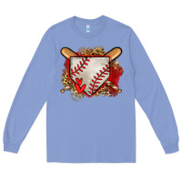 Colony Blue baseball home plate Long Sleeve Tee - Jasminsmagicworld