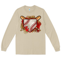 Mushroom baseball home plate Long Sleeve Tee - Jasminsmagicworld