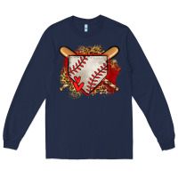 Navy baseball home plate Long Sleeve Tee - Jasminsmagicworld