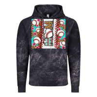 Cloud Black baseball mom Vintage Hoodie - LillyAllenDesigns