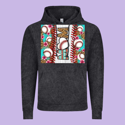 Baseball Mom Vintage Hoodie Designed By Lillyallendesigns