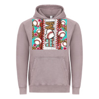 Vintage Zinc baseball mom Vintage Hoodie - LillyAllenDesigns