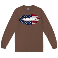 Chestnut Lips American Flag Long Sleeve Tee - Bettercallsaul