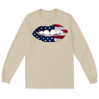 Mushroom Lips American Flag Long Sleeve Tee - Bettercallsaul