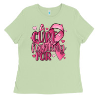A Cure Fighting For Ladies Tee | Teevron