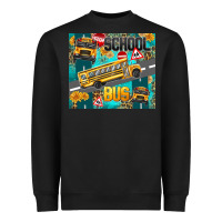 Black school bus Heavyweight Sweatshirt - texasbilliewilder